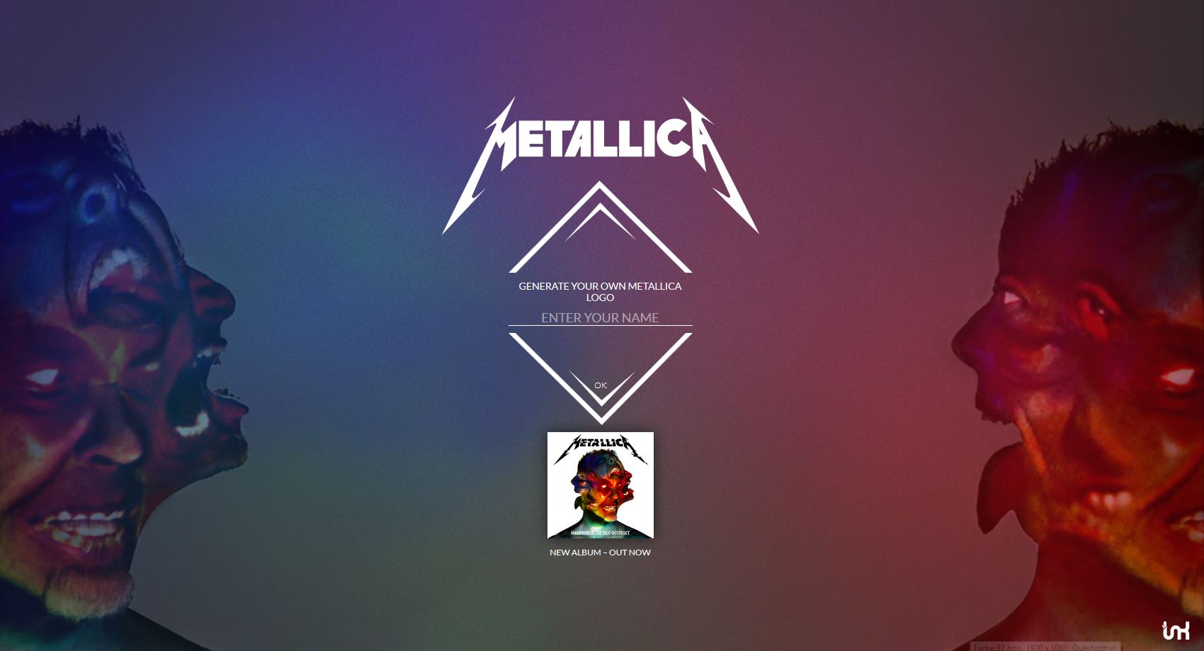 Metallica-Schrift-Generator