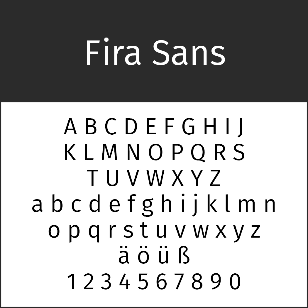 Helvetica-Alternative "Fira Sans" by Carrois