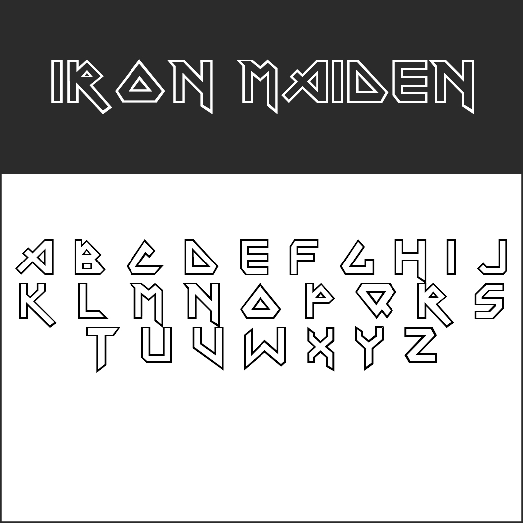 Iron-Maiden-Schrift by Timour Jgenti