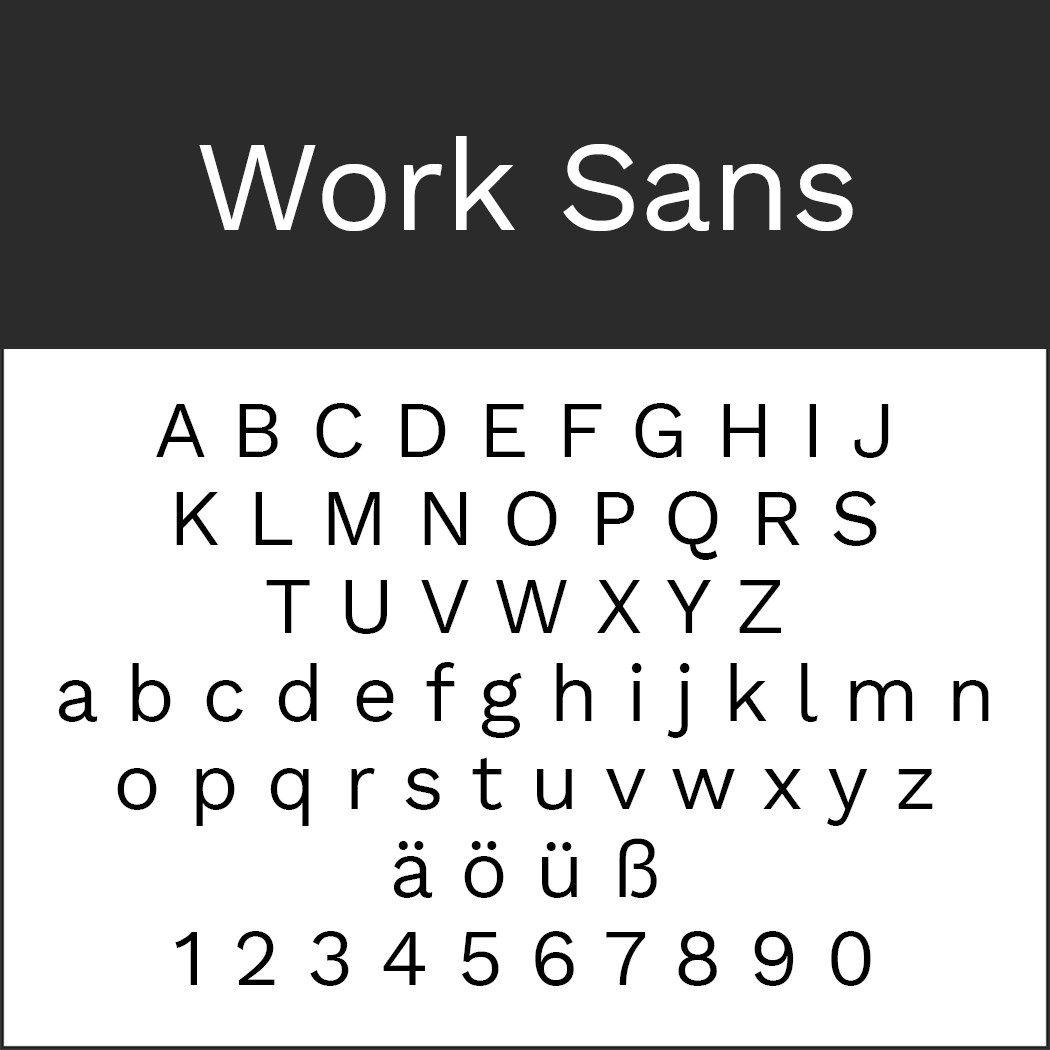 Helvetica-Alternative "Work Sans" by Wei Huang