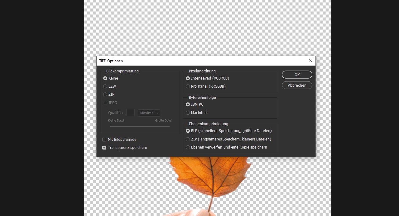 In Photoshop Den Hintergrund Transparent Machen