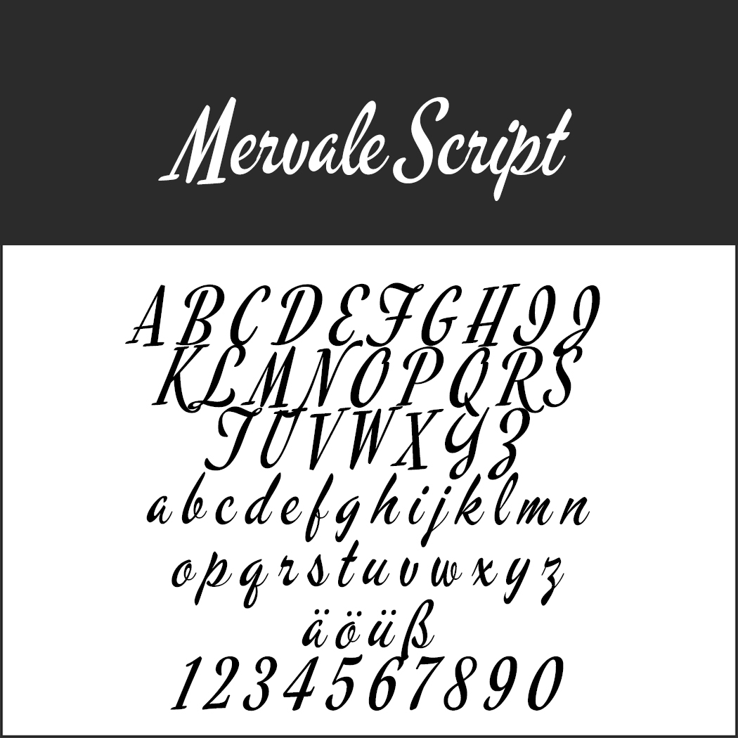 Vintage Font "Mervale Script"