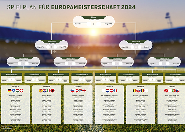 EM-Spielplan 2024 - nutzen Sie das Sport-Event für Ihr Marketing